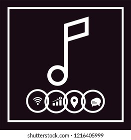MUSIC VECTOR ICON