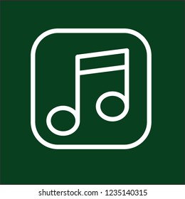 music vector icon