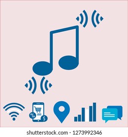 music vector icon