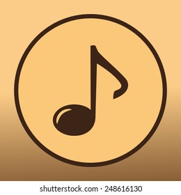 Music vector icon