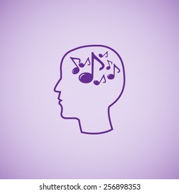 Music vector icon