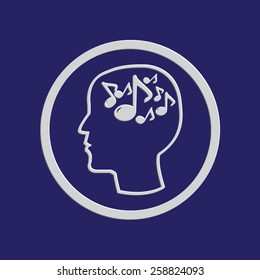 Music vector icon