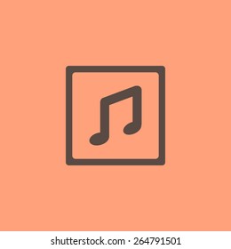 music vector icon