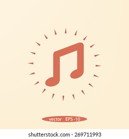 music vector icon