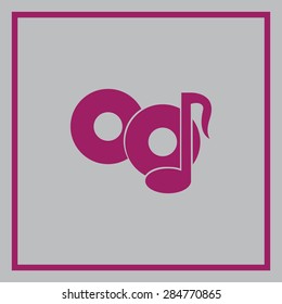 Music vector icon 
