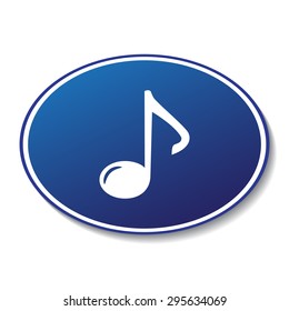 Music vector icon 