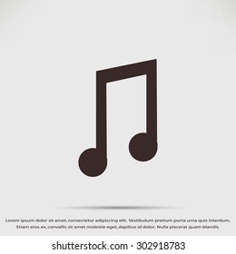 music vector icon