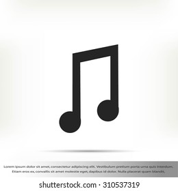 music vector icon
