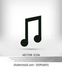 music vector icon