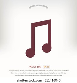 music vector icon