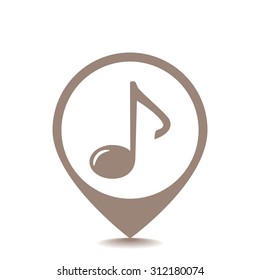 Music vector icon 