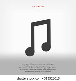 music vector icon