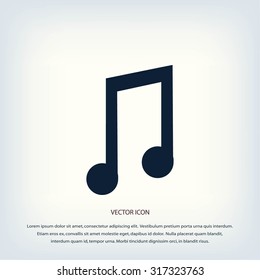 music vector icon