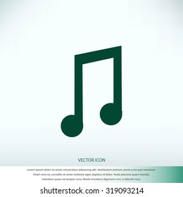 music vector icon