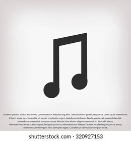 music vector icon
