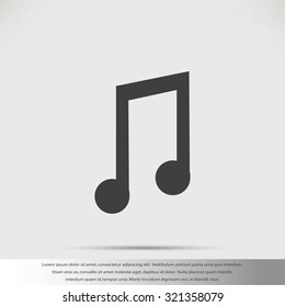 music vector icon