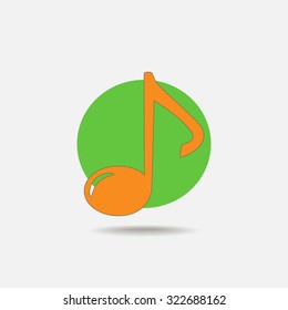 Music vector icon 