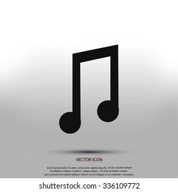 music vector icon