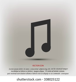 music vector icon