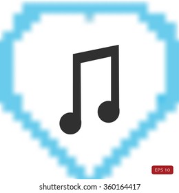 music vector icon