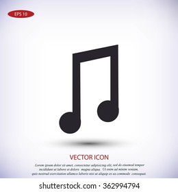 music vector icon