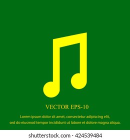 music vector icon