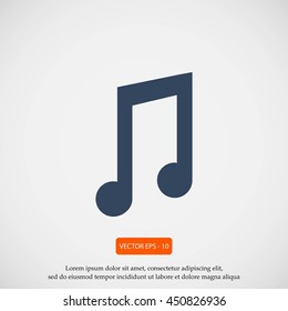 music vector icon