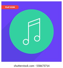 music vector icon
