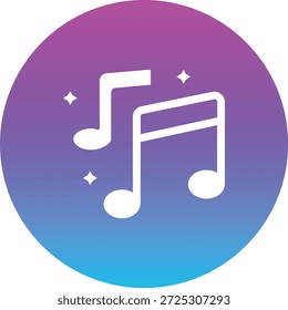 Icono de Vector de música. Se puede utilizar para aplicaciones de impresión, móviles y de Web.
