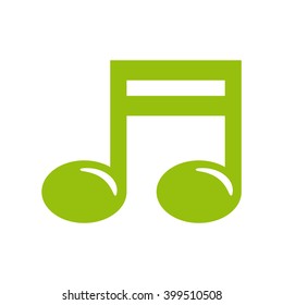Music. Vector icon. Color illustration.