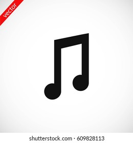 music vector icon, flat design best vector icon