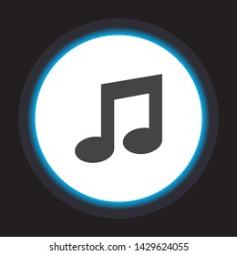 Music Vector icon . Lorem Ipsum Illustration design