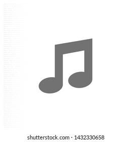 Music Vector icon . Lorem Ipsum Illustration design