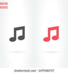 Music Vector icon . Lorem Ipsum Illustration design