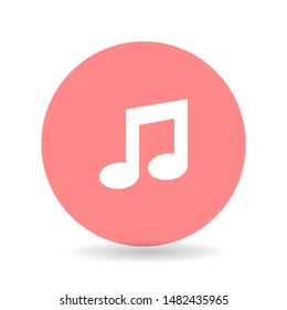 Music Vector icon . Lorem Ipsum Illustration design