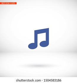 Music Vector icon . Lorem Ipsum Illustration design