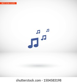 Music Vector icon . Lorem Ipsum Illustration design