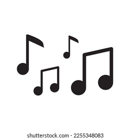 Music vector icon. Music note flat sign design. EPS 10 music note symbol pictogram