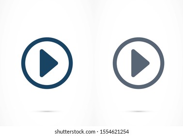 Music  vector icon. Music player to listen on the headphones icon. Music player for auto icon. player for human icon. Music player 10 eps flat design
