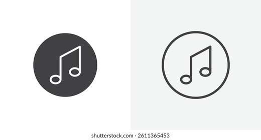 Music vector icons graphic pack