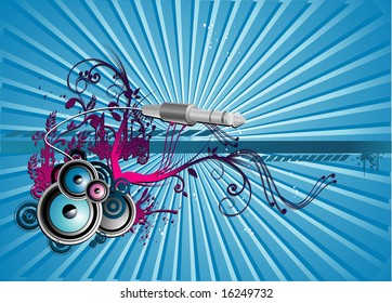 music vector illustration