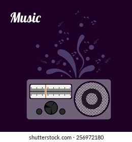 Music, vector illustration