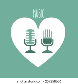 Music, vector illustration