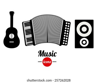 Music, vector illustration