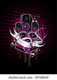 music vector illustration