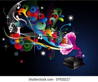 music vector illustration