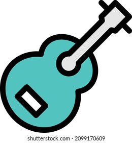 ilustración de vector de música aislada en un fondo transparente. iconos vectoriales de color para el concepto o los gráficos web.