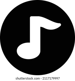 Musik Vektorgrafik auf transparentem Hintergrund.Hochwertige Symbole.Glyphen Vektorsymbol für Konzept und Grafikdesign.