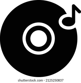 Musik, Vektorgrafik auf transparentem Hintergrund. Symbole in Premium-Qualität. Glyphen Vektorsymbol für Konzept und Grafikdesign.