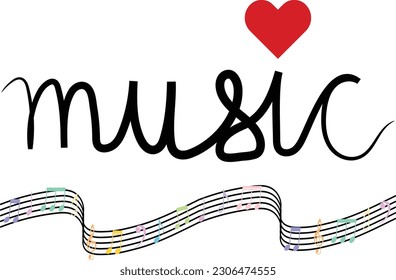 Music Vector image or clipart
